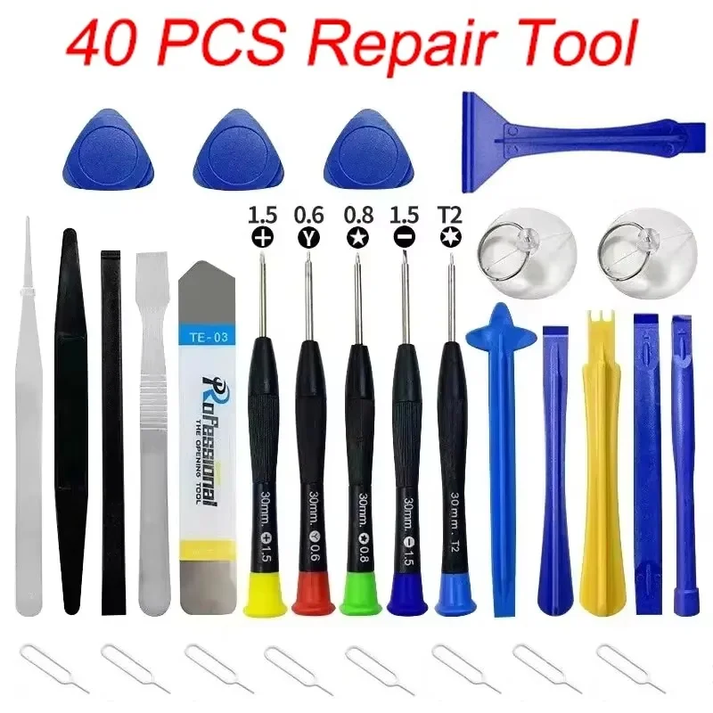 Universal Phone Disassembly Opening Screen Pry Repair Tool Kit Professional Mobile Phone Screwdriver Tools Kit For iPhone Xiaomi