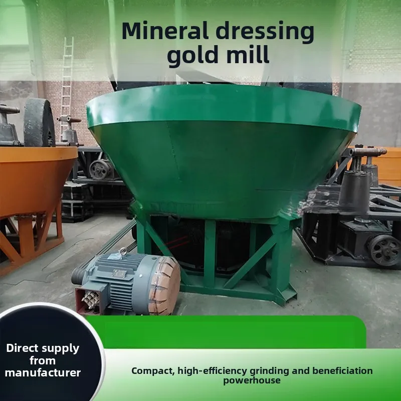 

Gold Grinding Mill For Mineral Processing Wheel Grinder, Gold Ore Electric Grinder Double-wheel Wet Grinding Machine