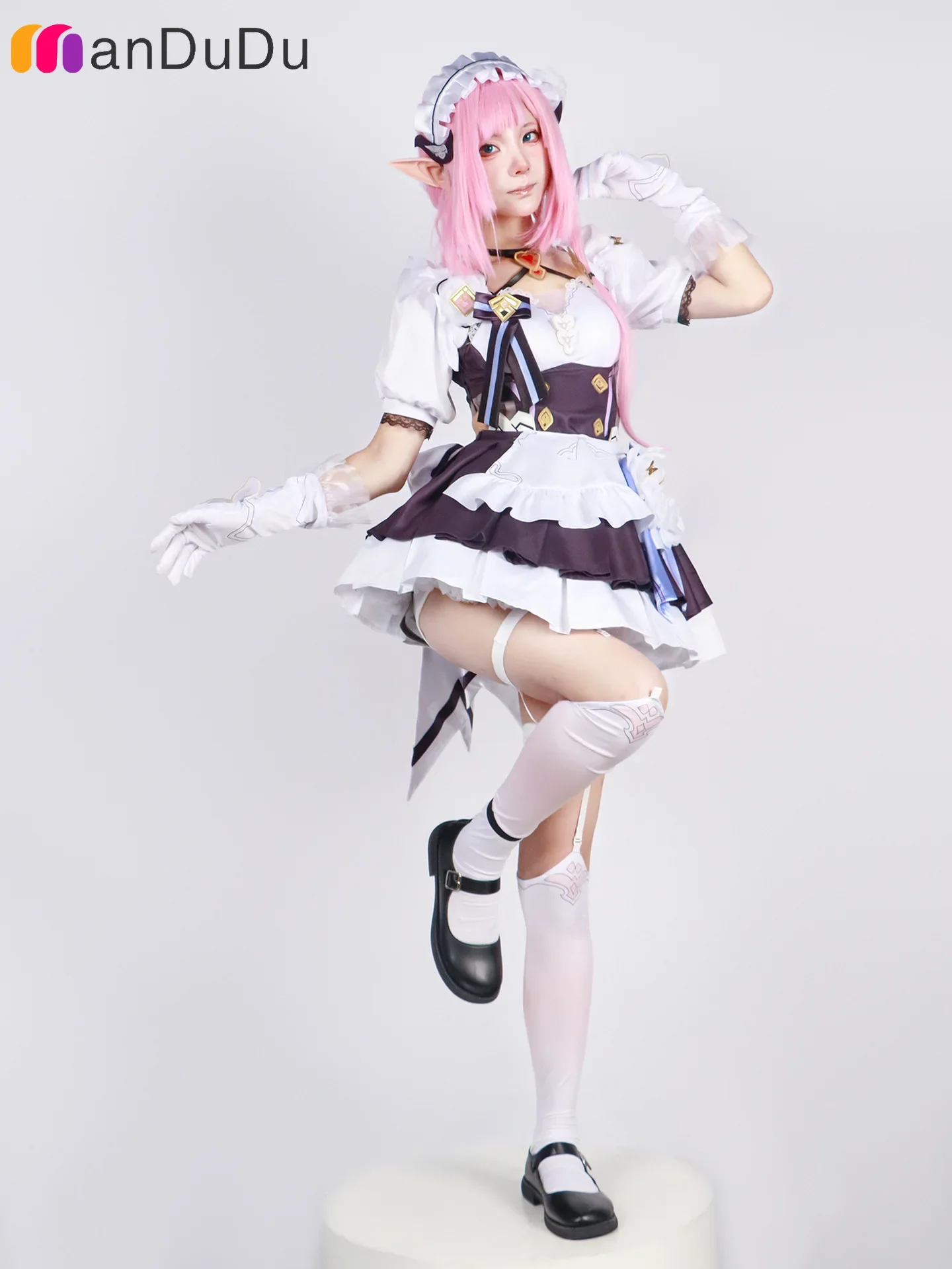 Gioco Honkai Impact 3rd Elysia Cosplay Costume gioco di ruolo Comic Con Dress Hallowmas Party parrucche animazione Prop