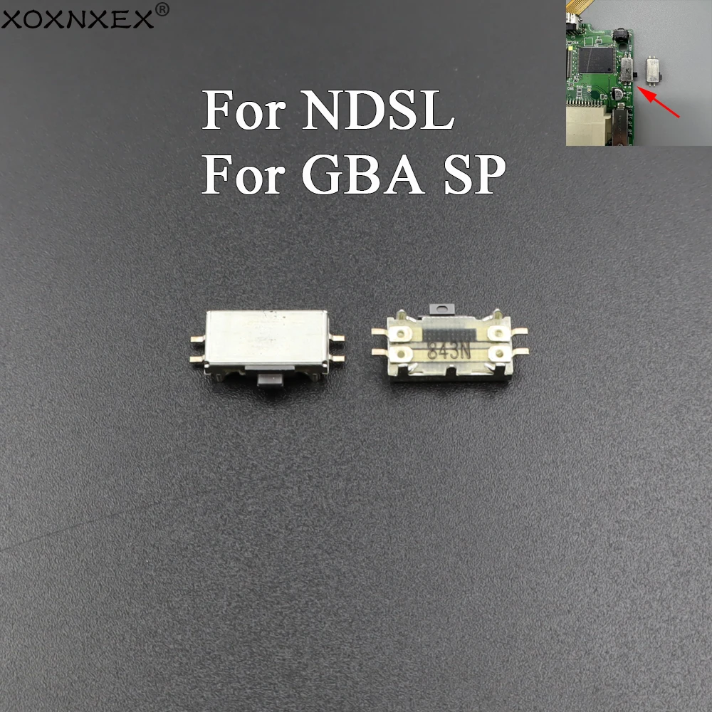 1/2/5/10pcs For GameBoy Advance GBA SP Game Console Replacement Volume ON OFF Button Volume Adjustment Slide Switch For NDSL