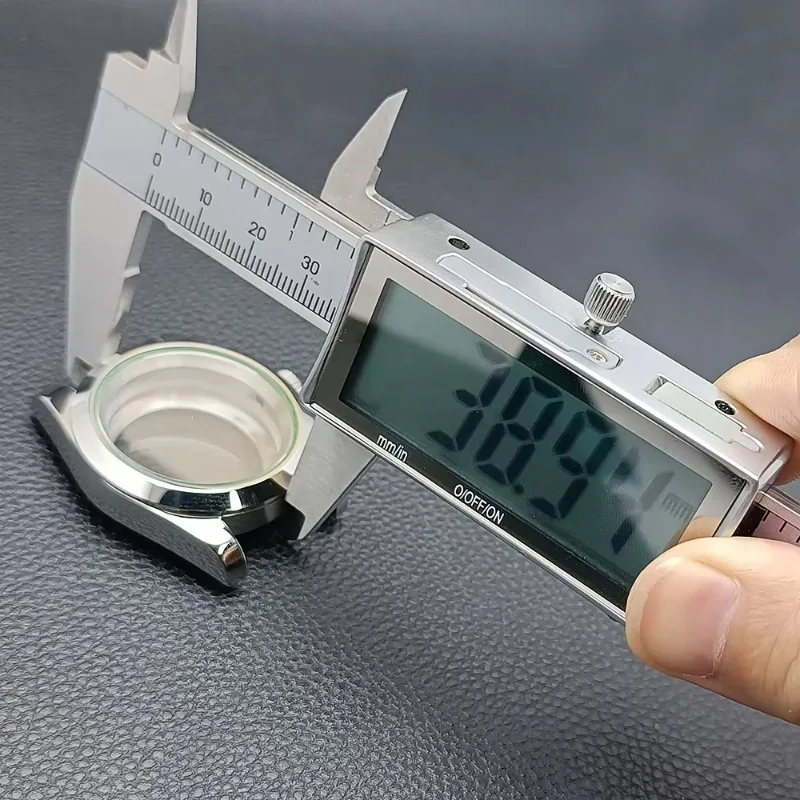 Корпус часов NH35 39 мм, прозрачный корпус из сапфирового стекла со скошенной молнией, подходит для механизма NH35/NH36/NH38/NH70/NH72, новый DIY