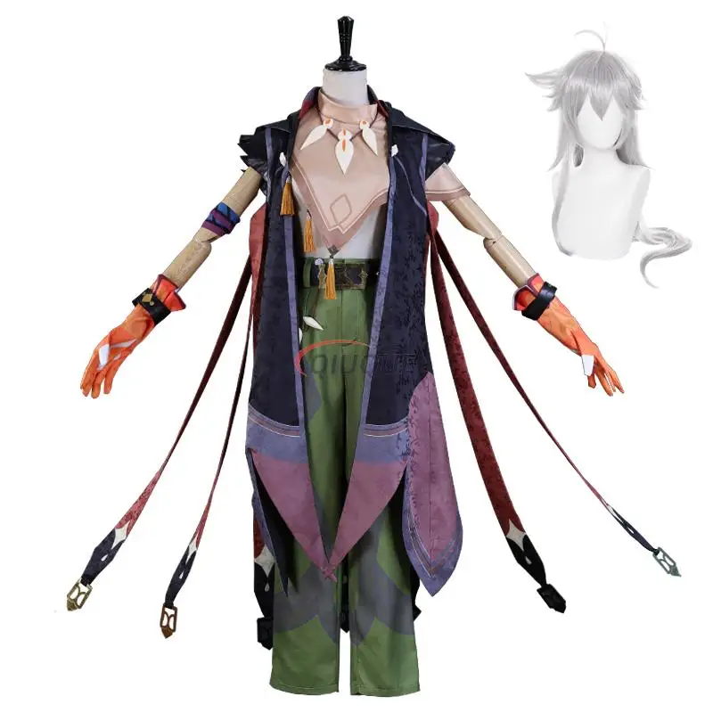 Game Impact Scheermes Cosplay Kostuum Pruik Outfit Anime Rollenspel Kleding Unisex Pak