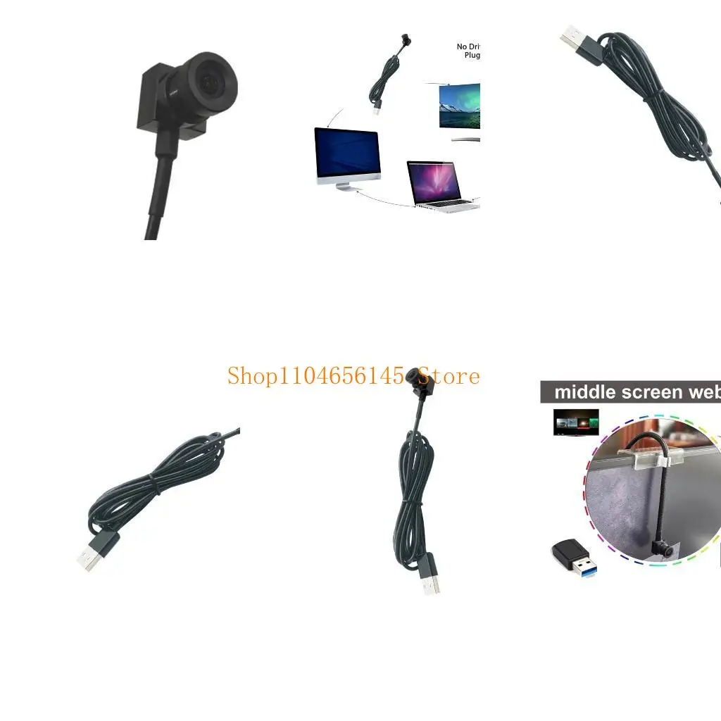

5ASD Auto Detection USB Video Camera 1080p 2MP среднего экрана Веб -камера Eye to Camera