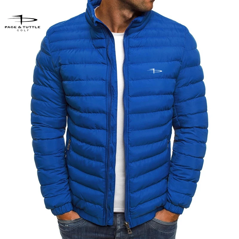 2024 Hot selling winter jacket Men\'s standing collar warm parka Street clothing Fashion casual brand Comfortable outer do