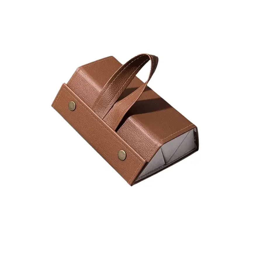 

Multi-pane glasses storage box travel car portable sunglasses box sunglasses box multi-layer foldable glasses box