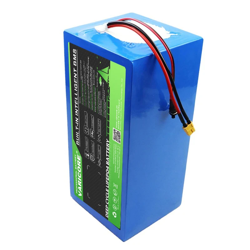 VariCore 60V 30ah 20S2P LiFePo4 Battery Pack 32140 Built in BMS 0-3200W Motor High Power Lithium Iron Phosphate Battery