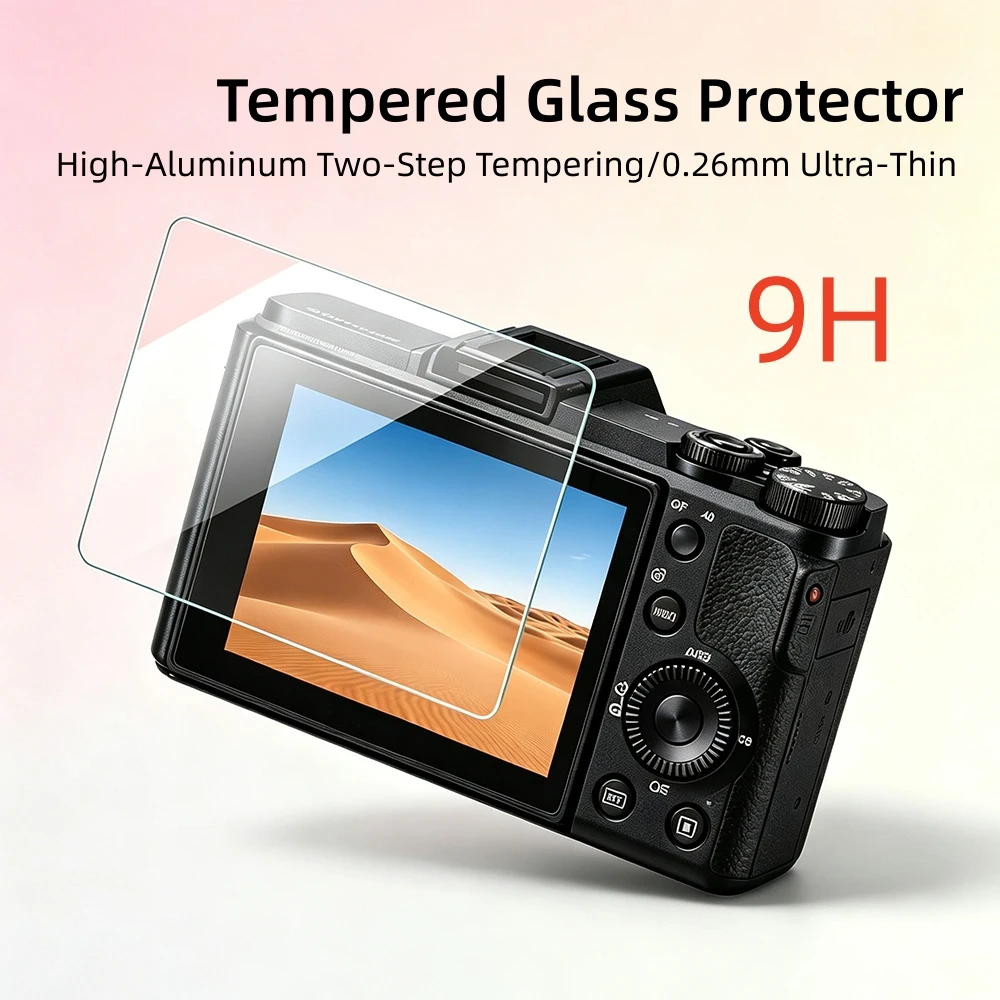 9H Camera Tempered Film Glass Screen Protector for Sony A7C II A7 IV A7 V A7R V A6400 ZV‑E10 II RX100 VII RX100 V VI Accessories