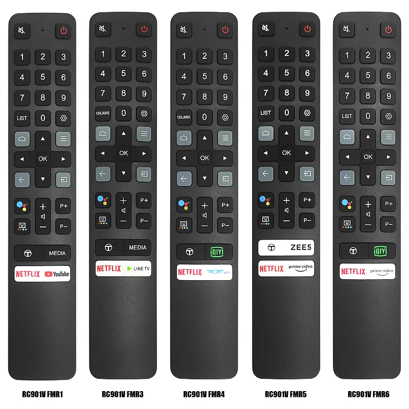 Voice RC901V FMR1 FMR3 FMR4 FMR5 FMR6 for TCL Android 43p725 65c728 50p728 l32s525 65c828 LED Smart TV Remote Control