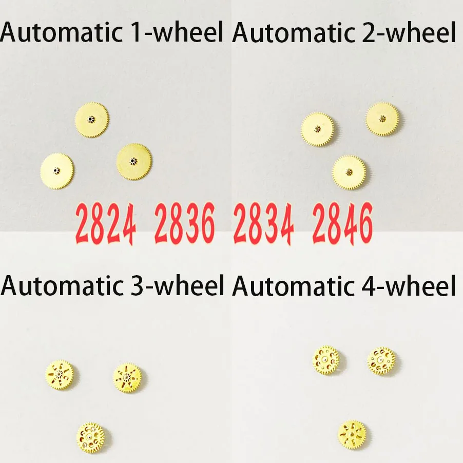 

Watch accessories 2824-2 2836 2834 2846 movement automatic one wheel two wheel three wheel four wheel automatic wheel