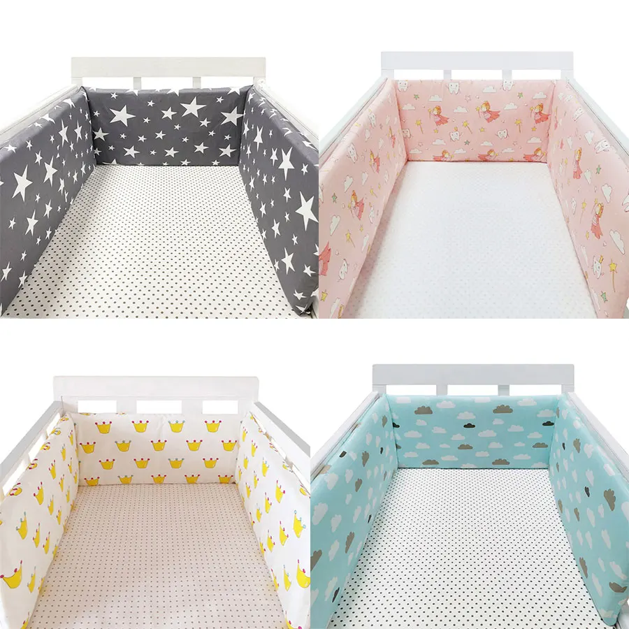 1 قطعة 50*30 سنتيمتر سرير الطفل المضادة للتصادم وسادة سرير الطفل حماية وسادة السرير المحيطي سميكة وسادة منتجات الأطفال #3