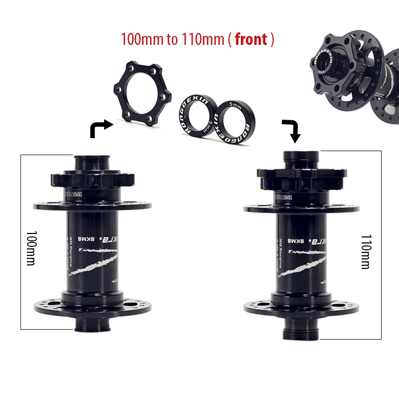 Bike Front Rear Bicycle Boost Hub Conversion Adapter Washers Spacers 100mm to 110mm / 142mm to 148mm