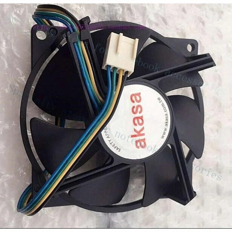 A+ Akasa 9025 9cm F129025DMAF 0.18A round suspension suspension frame 4 wireCPU fan