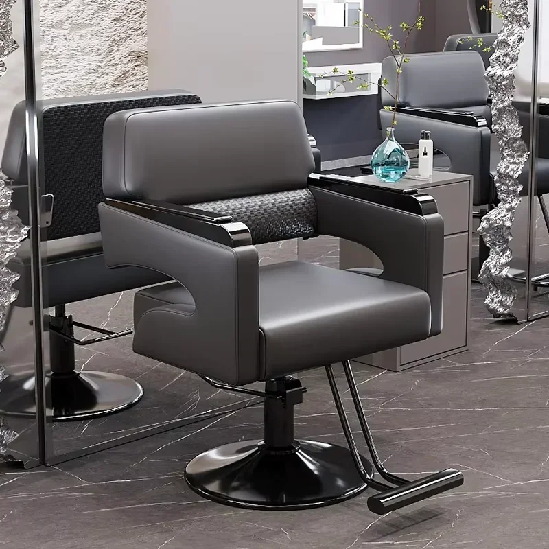 كراسي حلاقة مريحة فاخرة كرسي الحلاقة كوافير كراسي صالون التجميل المعدات المهنية أثاث Sillon Peluqueria