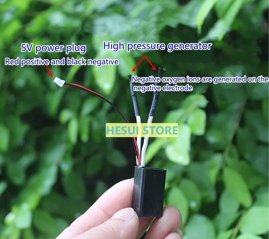 5V Negative ion generator module High pressure ozone negative oxygen ion generator Air purifier module board