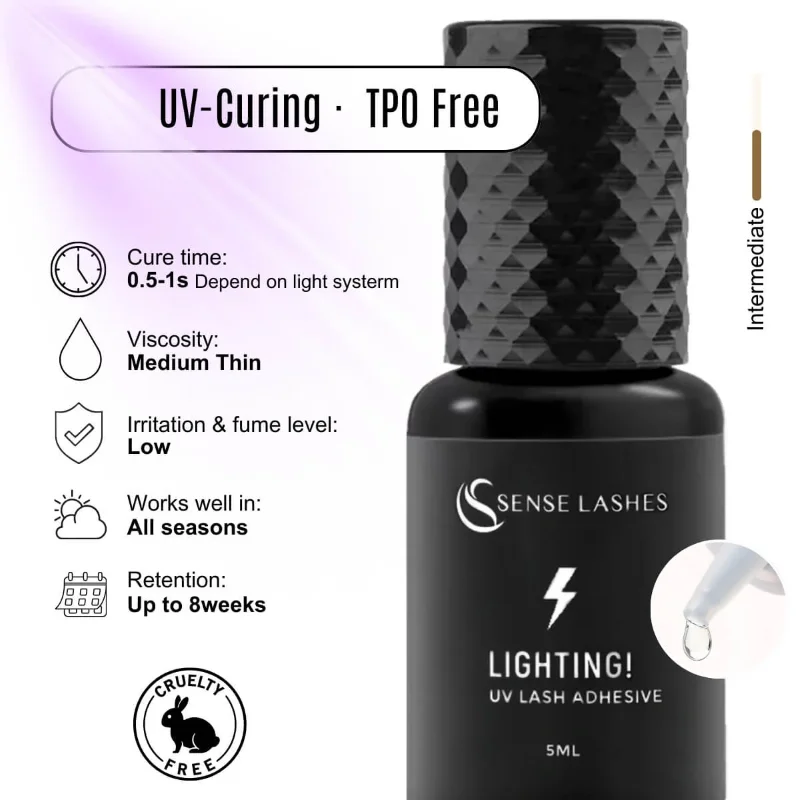 5Ml Uv Lash Glue Fo…