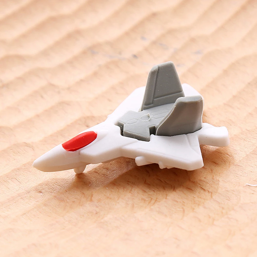 

48 Pcs Cute Cartoon Airplane Eraser Birthday Erasers Portable Mini Bulk Student Planes