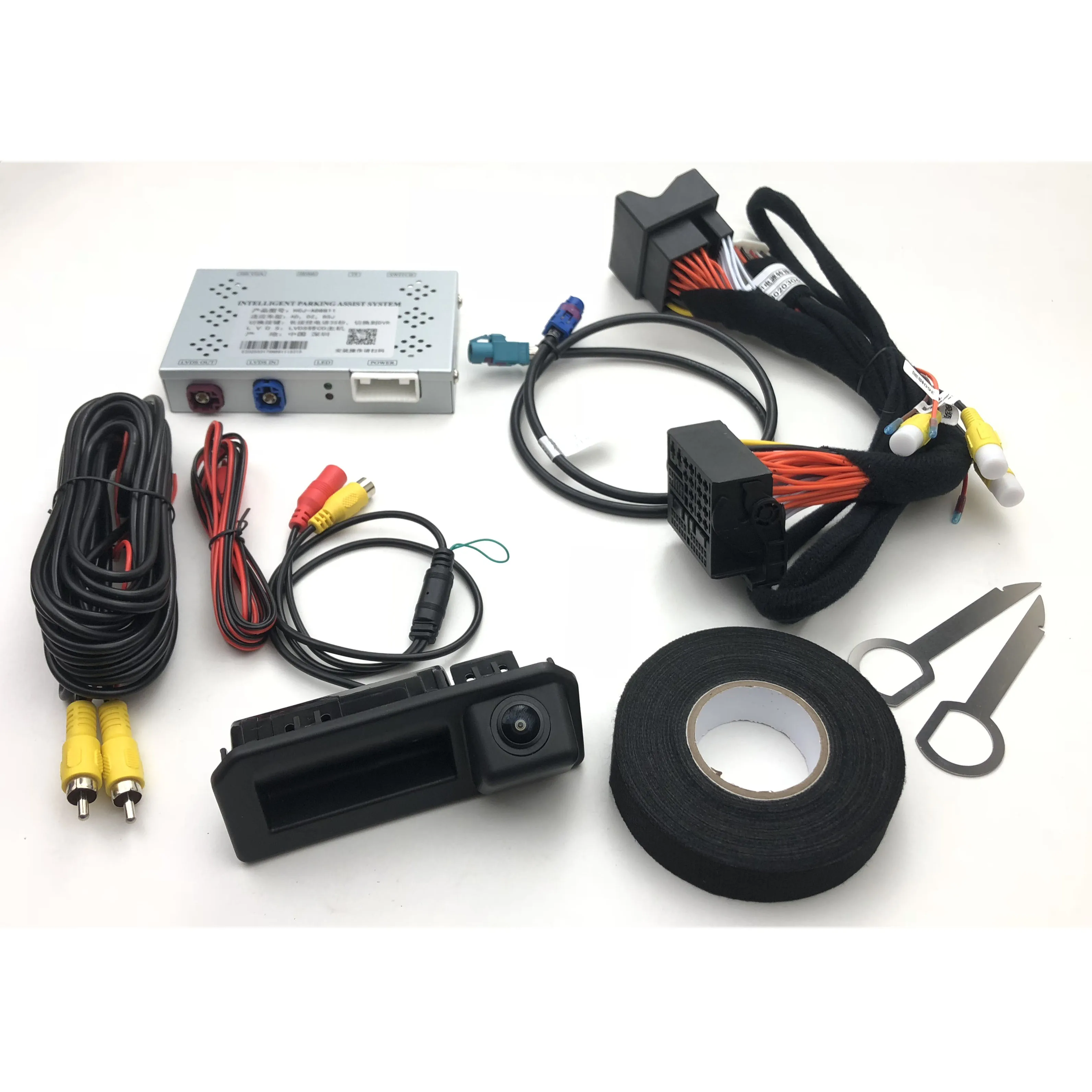 Vkauto لأودي Q5 FY 2018 2019 2020 شاشة OEM إضافة كاميرا احتياطية/كاميرا أمامية