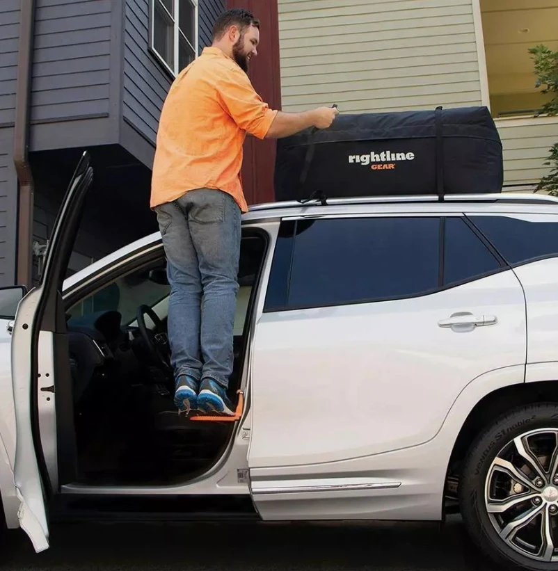 Multifunction Foldable Car Roof Rack Step Car Door Step Universal Latch Hook