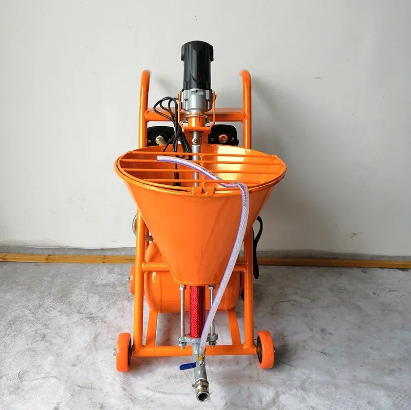 High efficiency 220-240V automatic epoxy mortar plaster airless paint putty sprayer spraying pump machine for sale