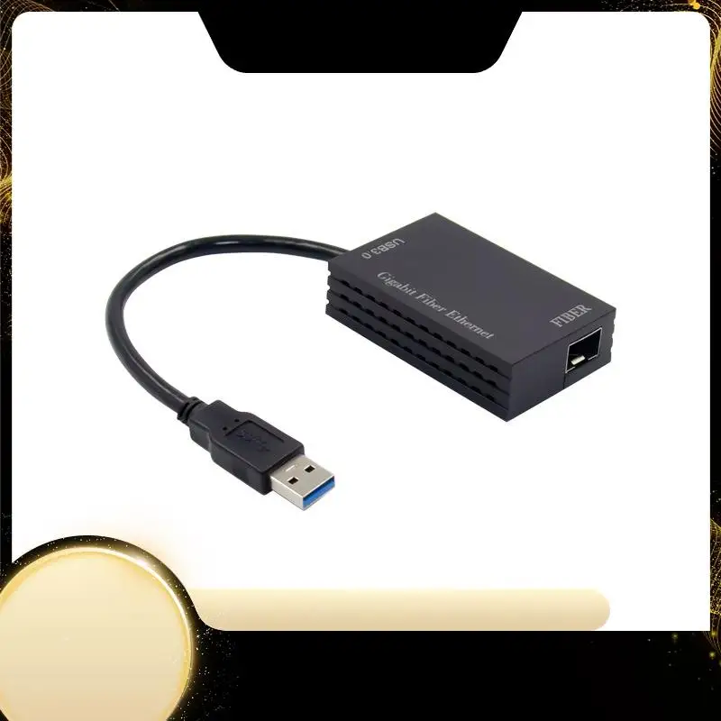 

USB1000F-LX USB 3.0 Гигабитный оптоволоконный сетевой адаптер Ethernet Одномодовый 1310 Нм 10 км LC Оптический модуль SFP NIC RTL8153