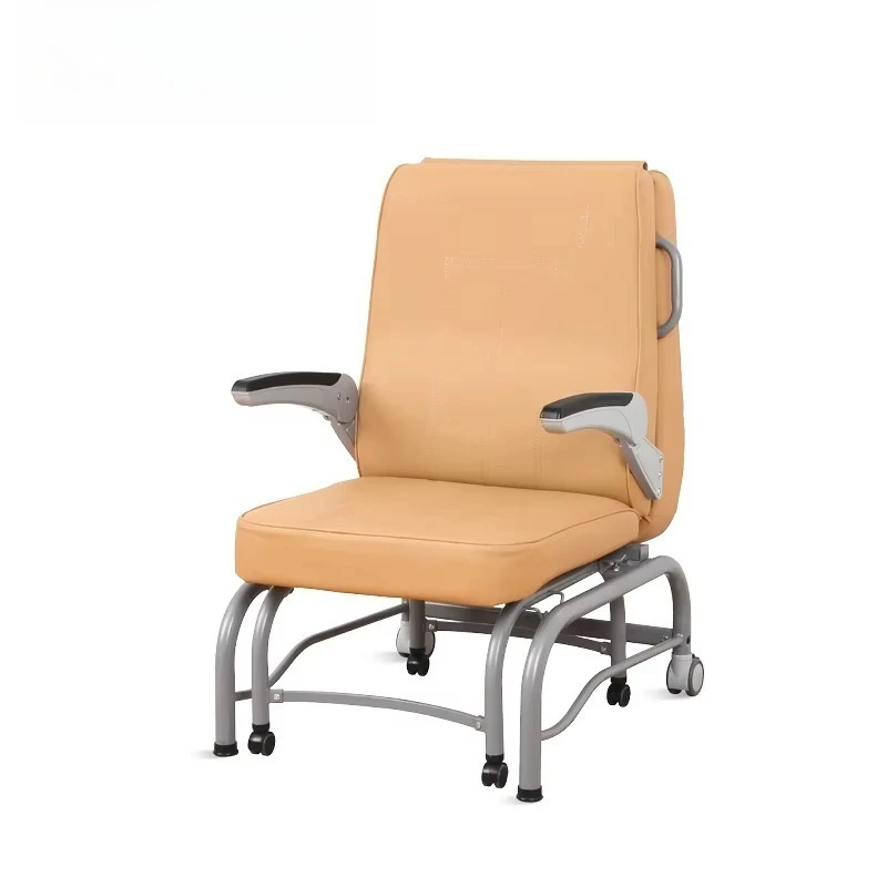 PU leather Foldable Hospital Medical Accompany Chair 2026