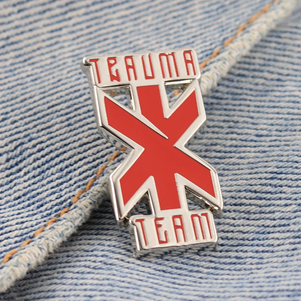 Punk 2077 Trauma-Team Logo Enamel Brooch Game Peripheral Metal Lapel Pin Fashion Accessory Emergency Medical Rescue Fans Gift So - Image 4