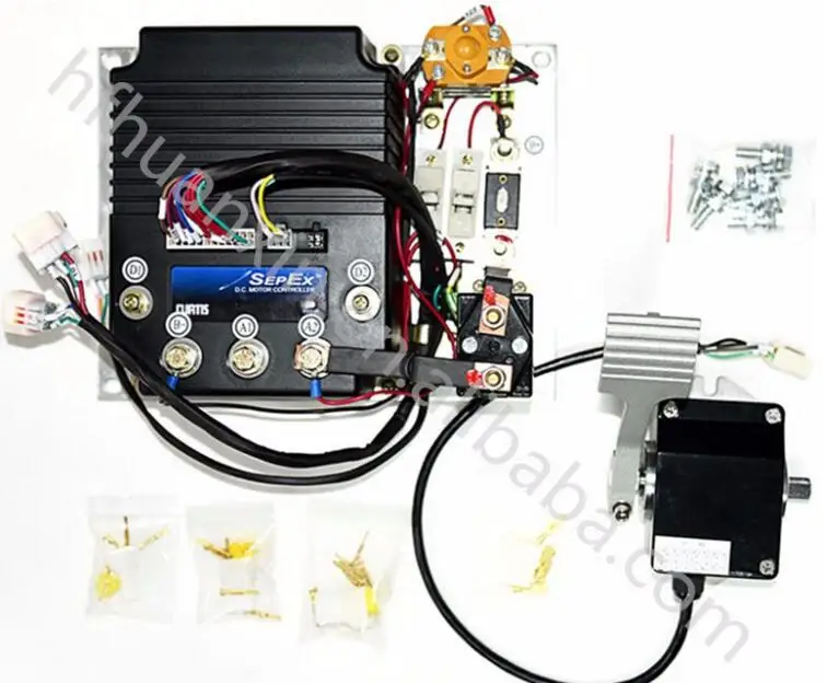 

48v motor 1244 curtis controller assembly with reversing contactor