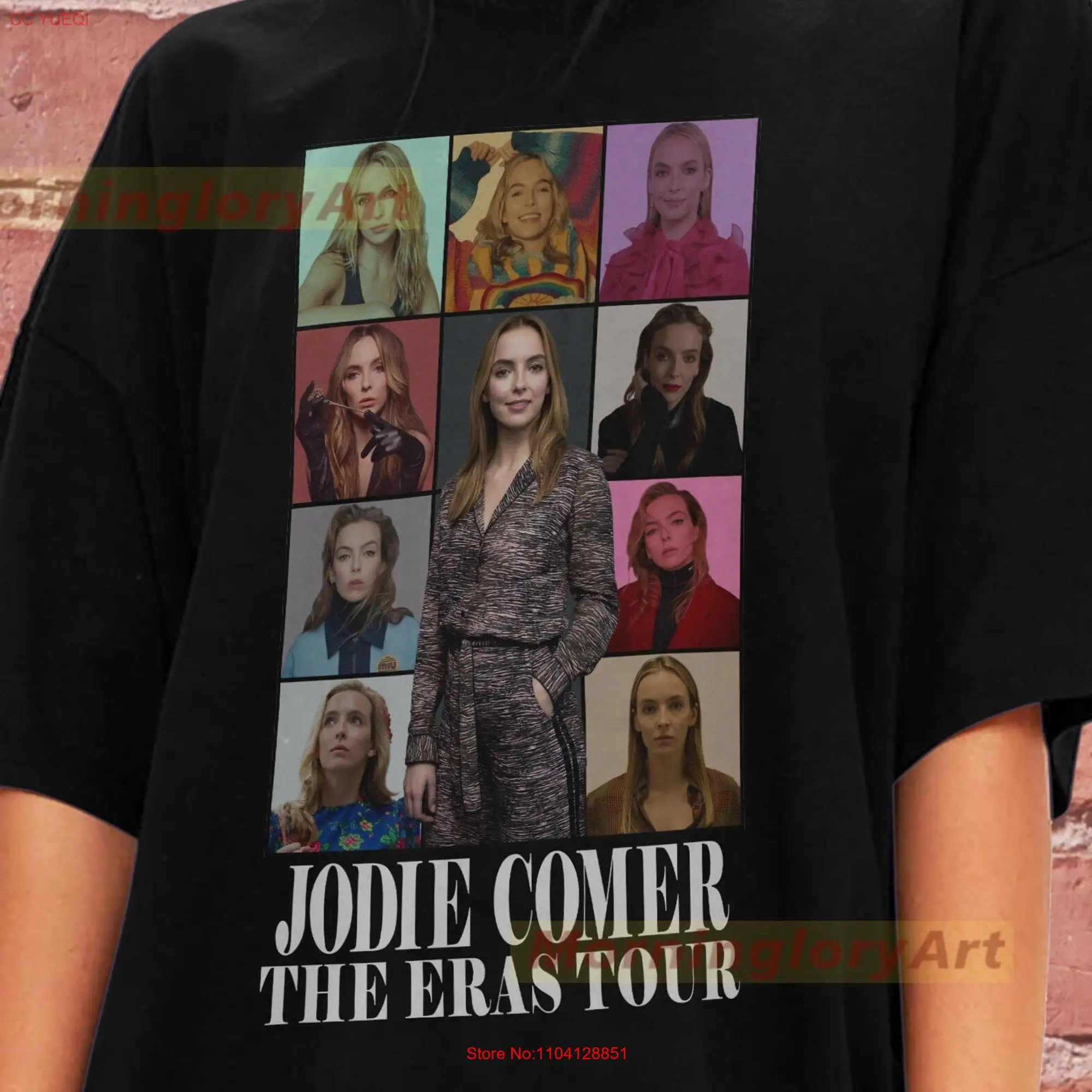 Jodie Comer Tour T Shirt SweaT Sweater Cotton Clothing long or short sleeves