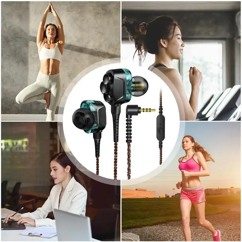 In Ear Earbuds In-Ear Earbud Headphones With Mic Ultra Clear Calls Waterproof Never Fall Out Sound Isolating Headphones For Kids