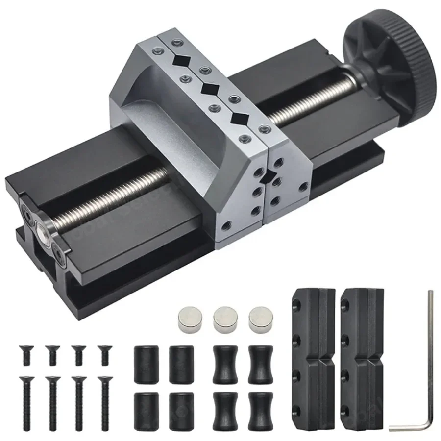 Małe mini szczypce do ławek Szczypce samocentrujące Szczypce do precyzyjnego montażu na biurku Szczypce płaskie Stół warsztatowy Przenośne imadło stołowe 68MM