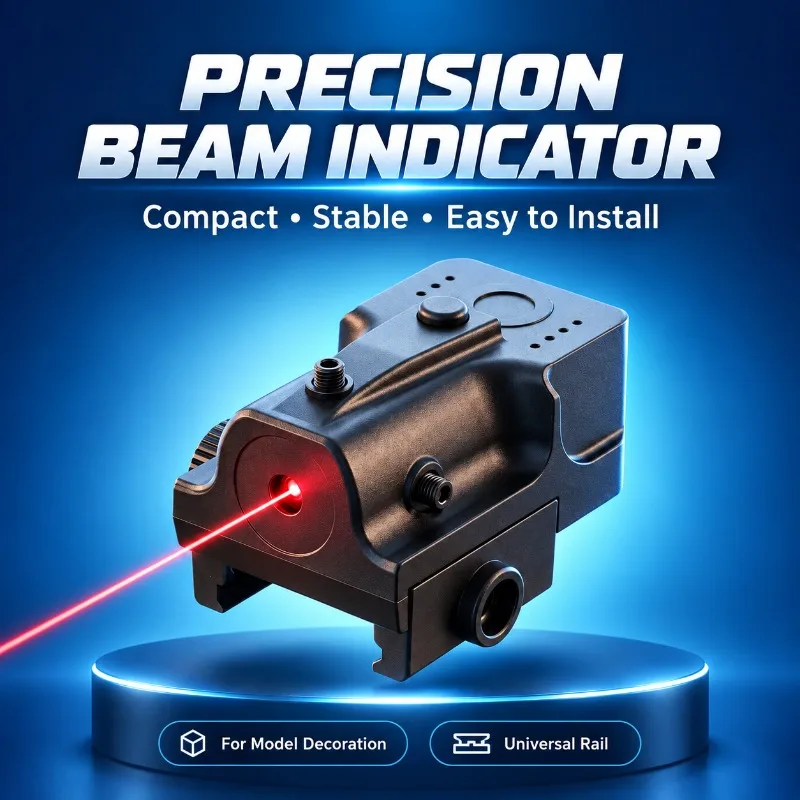 Lightweight Rail Mount Beam Indicator, Nylon Mini Stable Lock Ornament for Hobby Model Showcase Display