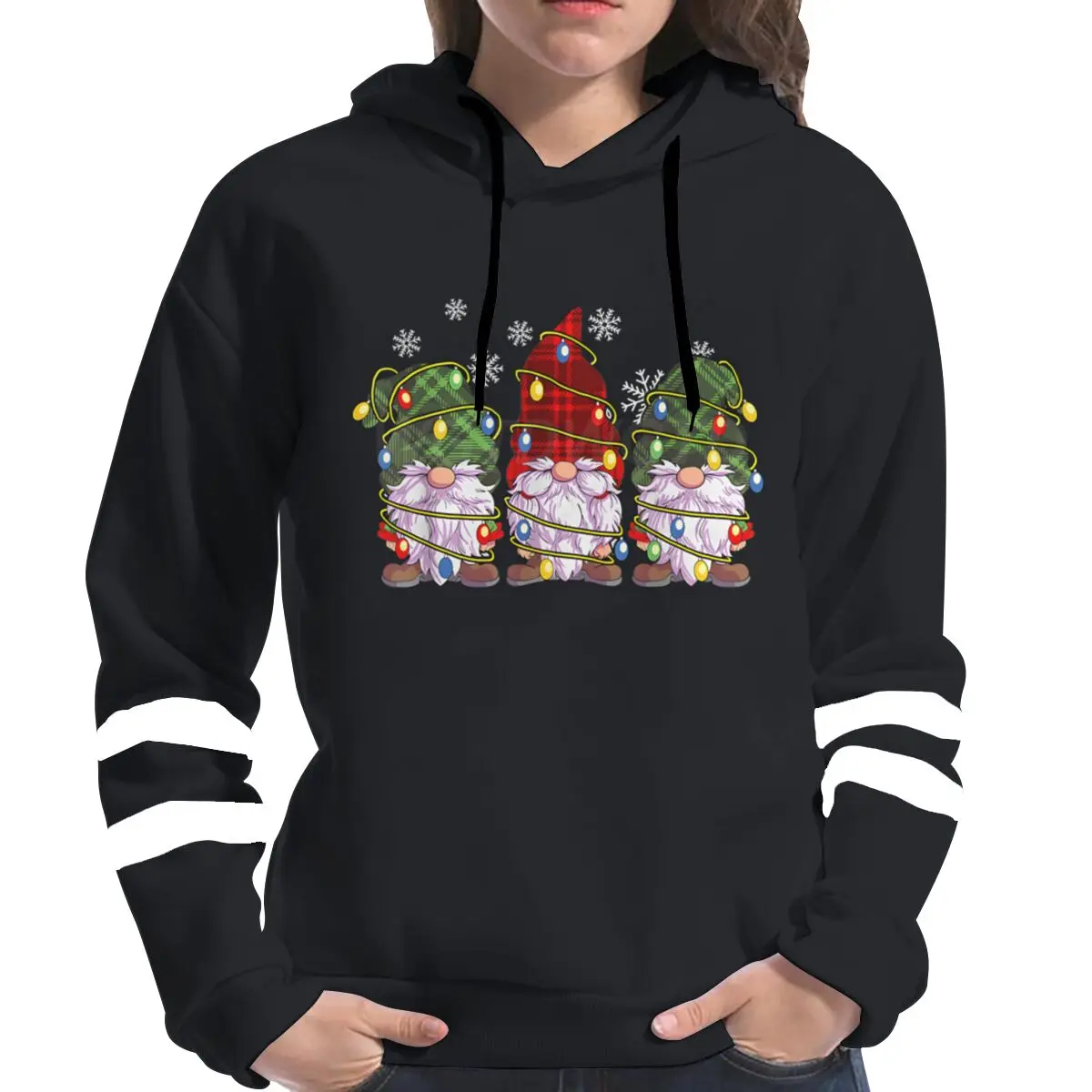 رجل امرأة الملابس عيد الميلاد ضوء جنوم الجرافيك بلوزات هوديس مضحك الكرتون عيد الميلاد هدايا الحفلات احتفالية عطلة ارتداء الملابس