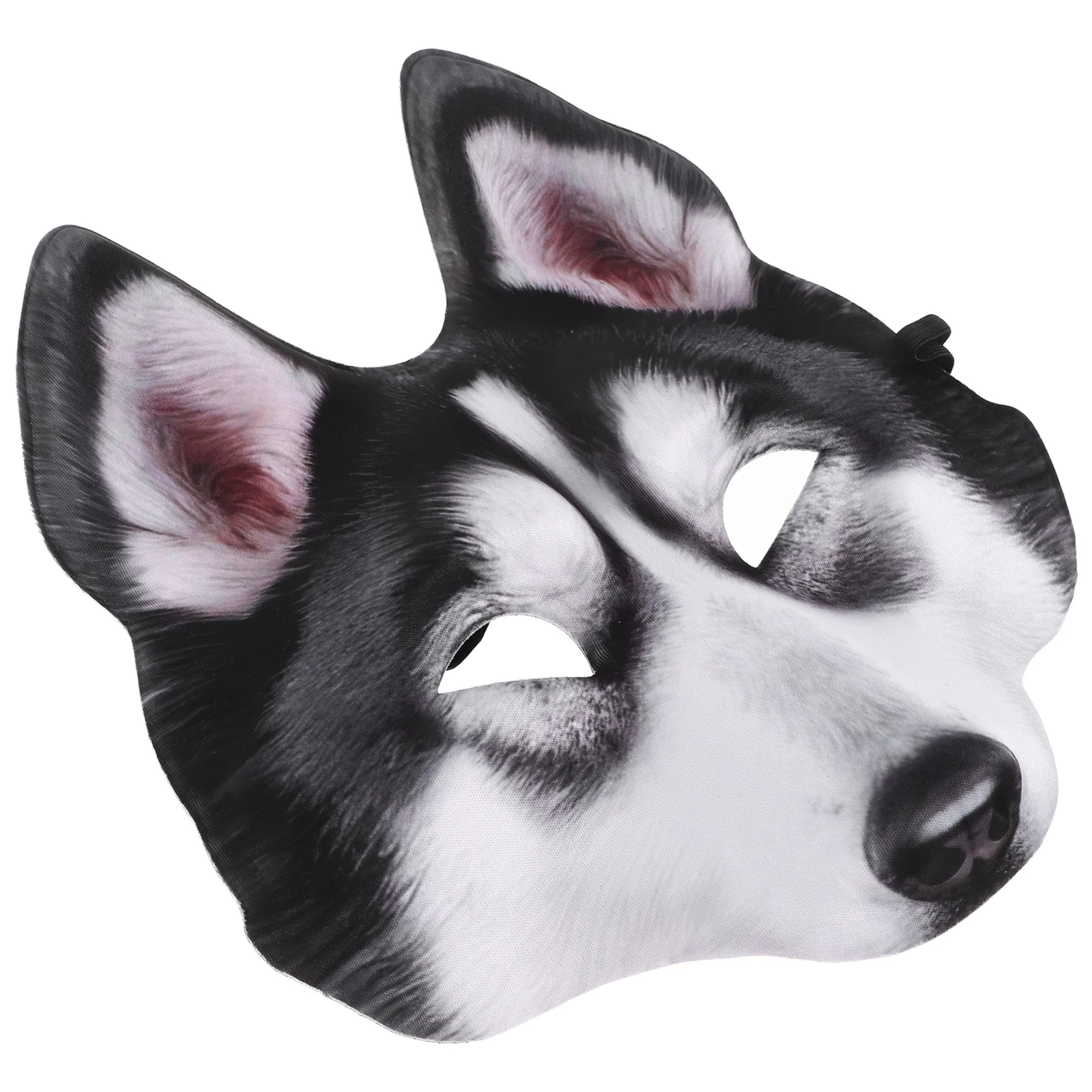할로윈 동물 마스크 강아지 허스키 마스크 성인 어린이 에바 블랙 소름 끼치는 남자 사실적인 풀 헤드 축제 코스튬 파티 액세서리