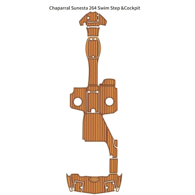 

KXKZREN Custom 2010 Chaparral Sunesta 264 Swim Platform Cockpit Marine EVA Foam Boat Flooring Pad Kit Yacht Anti-skid Deck Sheet