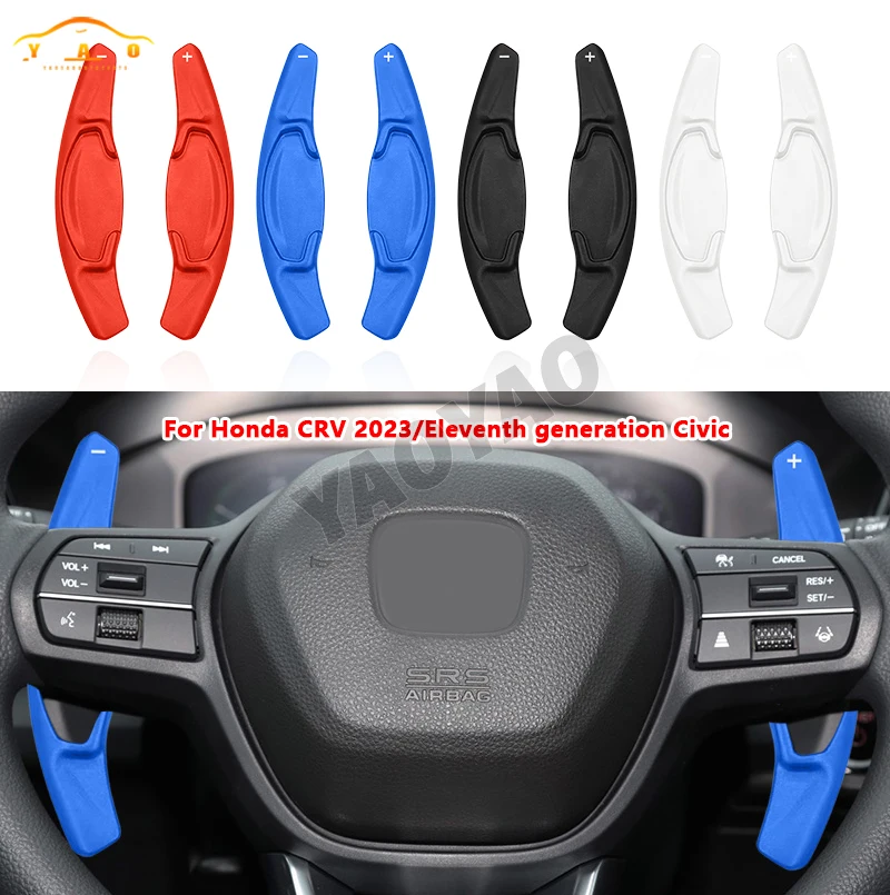 

For Honda Civic 11th generation Civic 2022 2023 Aluminium Alloy Shift Paddle Extension Gear Sticker Accessories