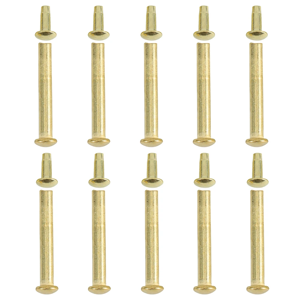 

10 set 10 Sets Stainless Steel Fan Rivets Nails Pendants Shaft Metal Hardware Repair Kits for Folding Fans Balance Accessories
