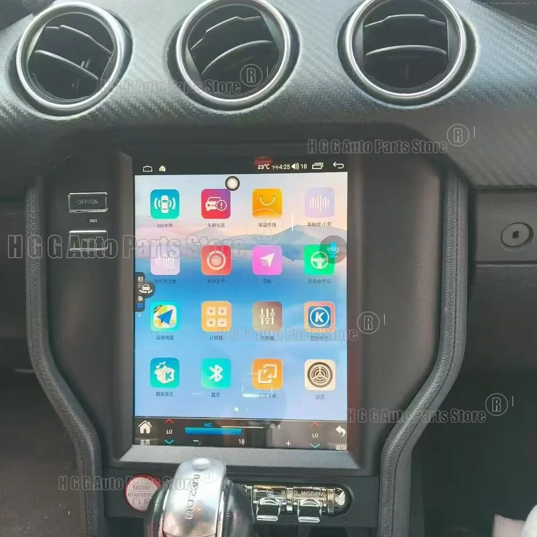 For Ford Mustang 2015 2016 - 2021 Car Android 14 Screen Navigation GPS Radio Stereo Multimedia Video Player 4G Carplay Head Unit