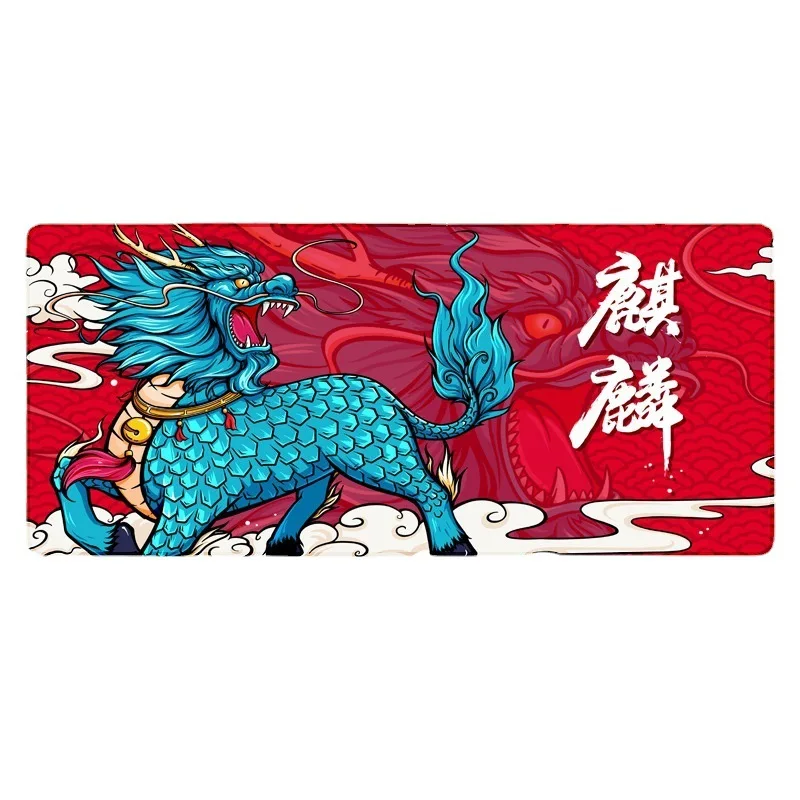 China Country Tide Mouse Pad Gamer PC Computer Keyboard Mausepad Desktop Gaming Accessories Chinese Design Cool Mousepad
