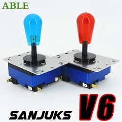 SANJUKS-V6 Arcade Joystick King of Fighters Street Fighter Tekken Fighting Game Aluminum Alloy Customized Edition