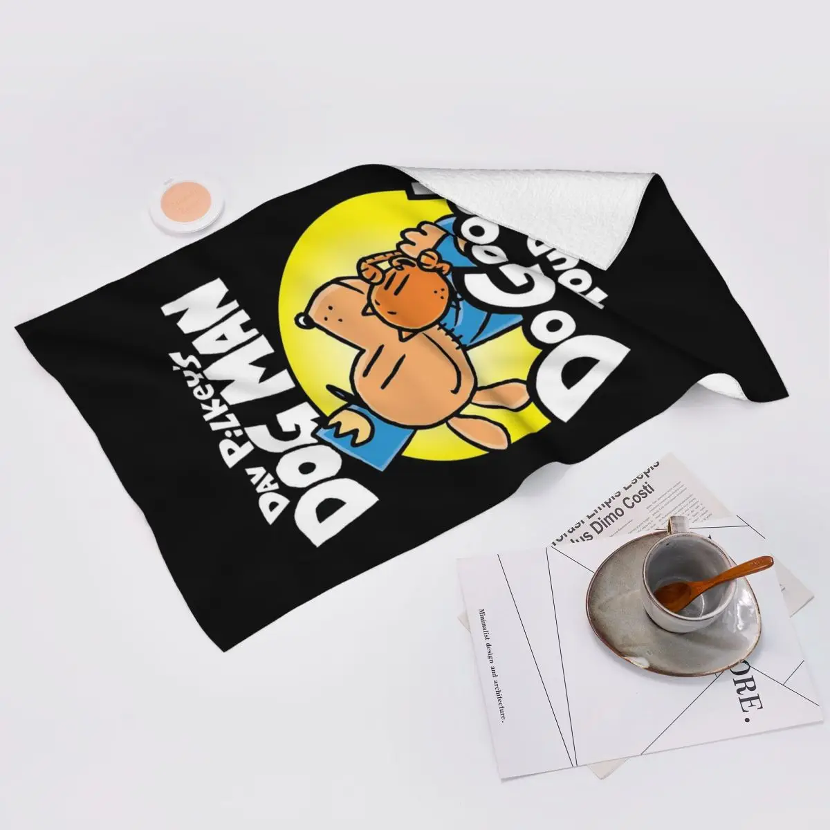 Custom Dog Man Do Good Tour Soft Face Towel Quick Dry Pool Bath Cotton Towels Absorbent Quick
