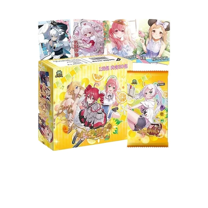 Goddess Story Anime-Sammelkarten mit Spiel- und Animationsfigurenporträts für Sammler von illustrierter Heldinnenkunst