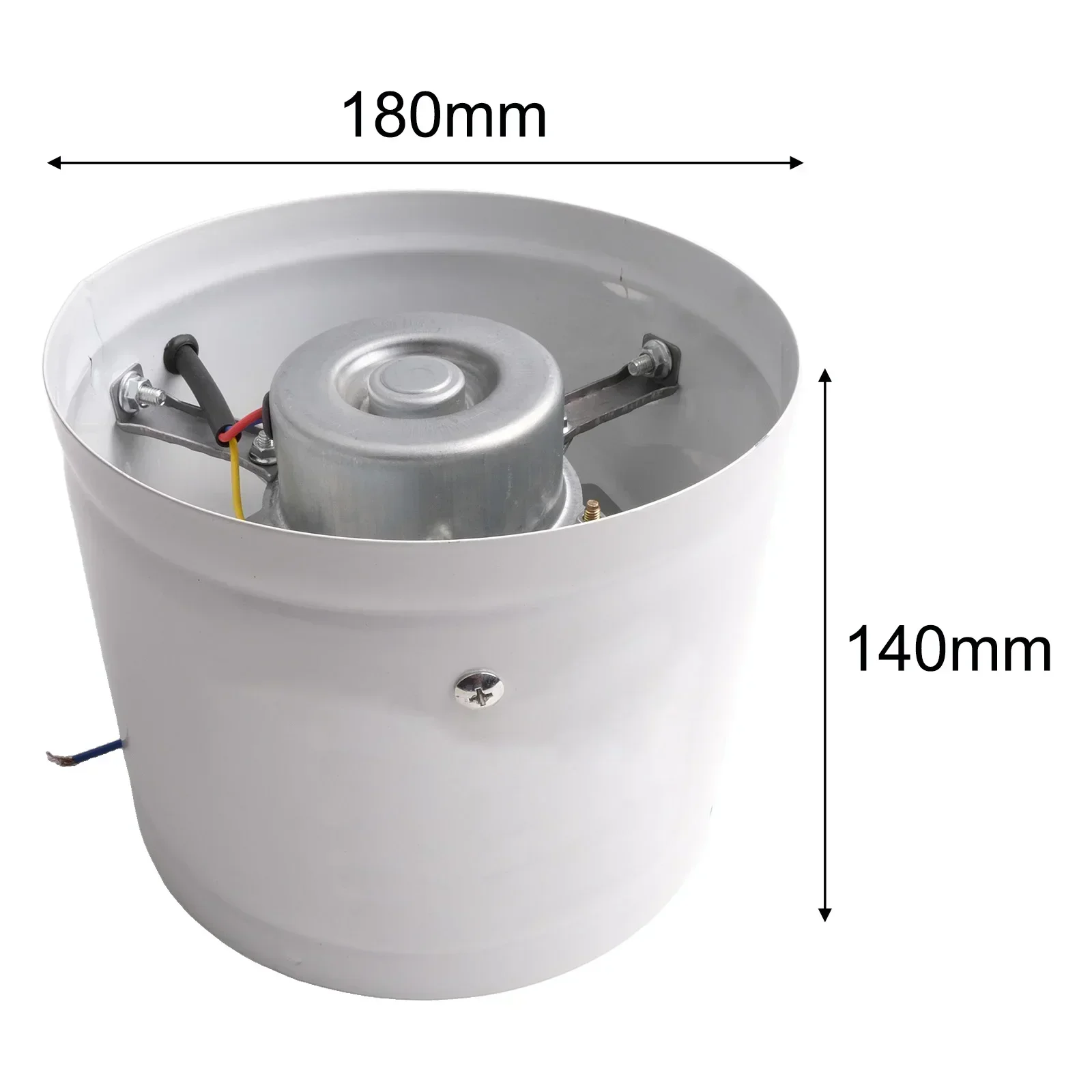 180 mm Abluftventilator, 50 W, 220 V, Rauchabsaugerkanalventilator, 800 M3/h, Inline-Rohrventilator, leise, 2800 U/min, für Wartehallen