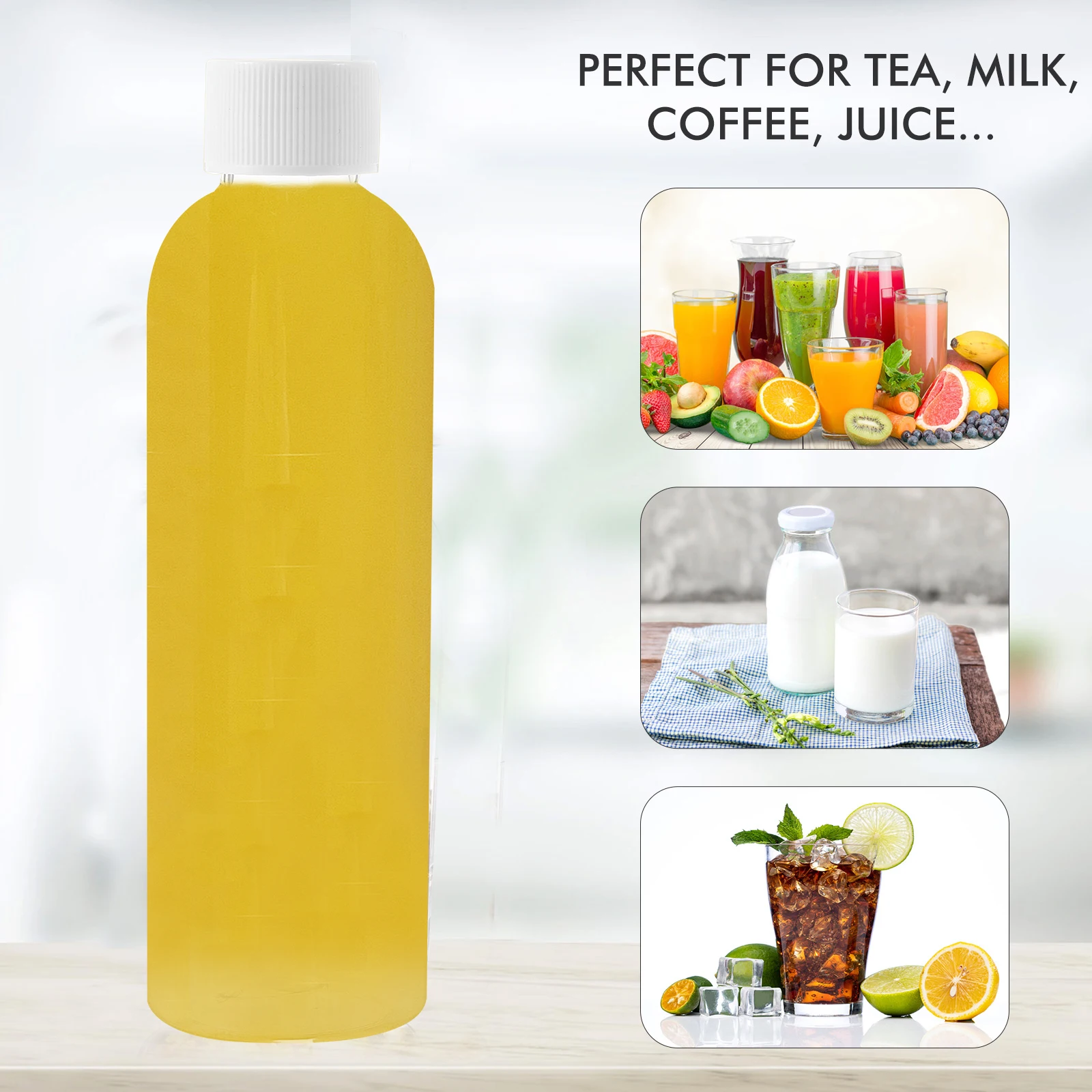 

20 Pcs Portable Plastic Bottle Travel Juice Containers Small Bottles for Liquids
