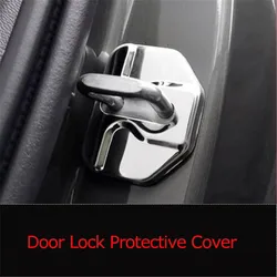 4pcs/set For Volvo S90 XC60 S60 V60 XC90 V90 V40 XC40 C40 Car Accessories Door Lock Buckle Cover Decorative Protective Cover