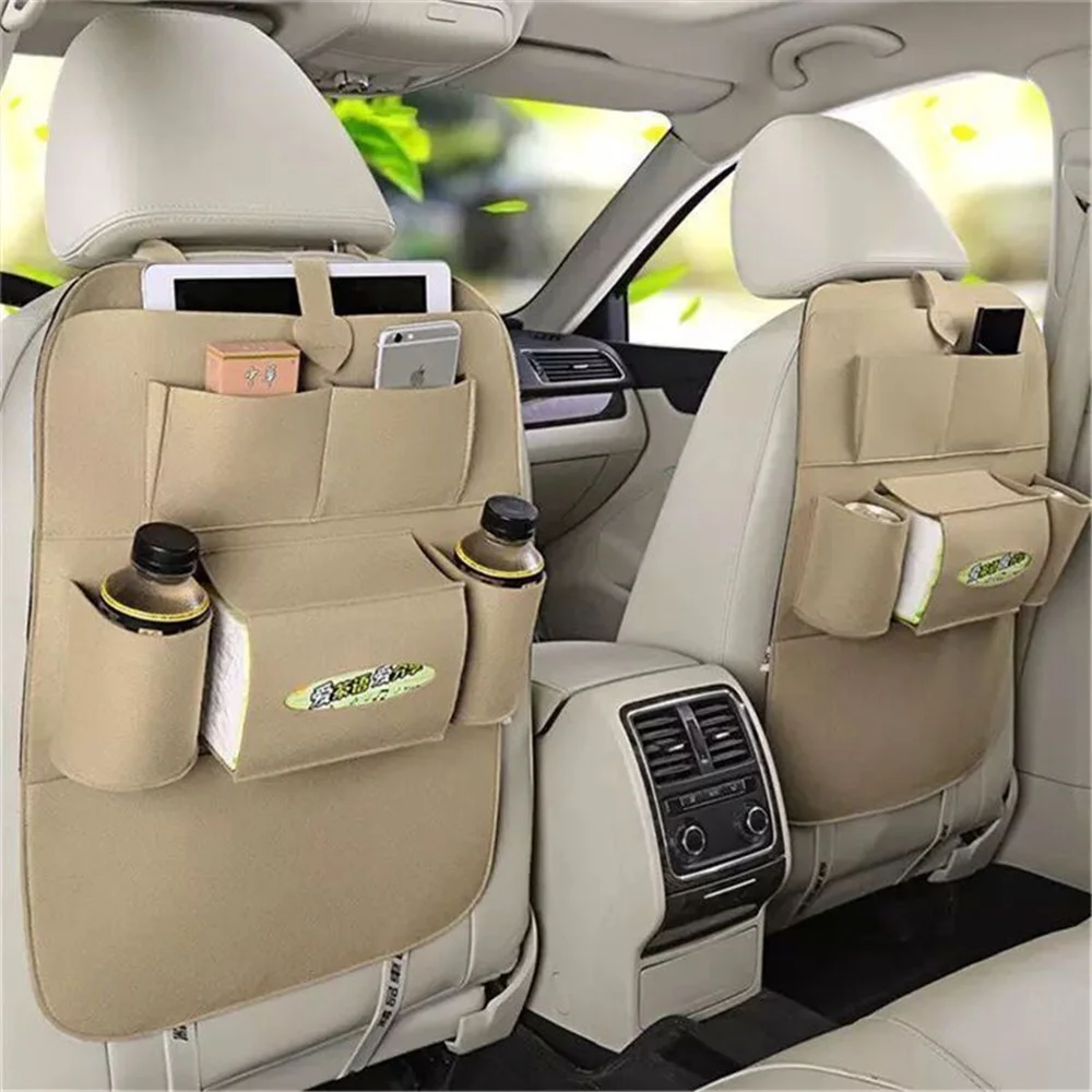 

NEW Car Interior For BMW X3 X4 X5 X6 X6M E46 E90 E93 Car Seat Back Multi-Pocket Pack Bag Hanging Organizer Collector Storage Box