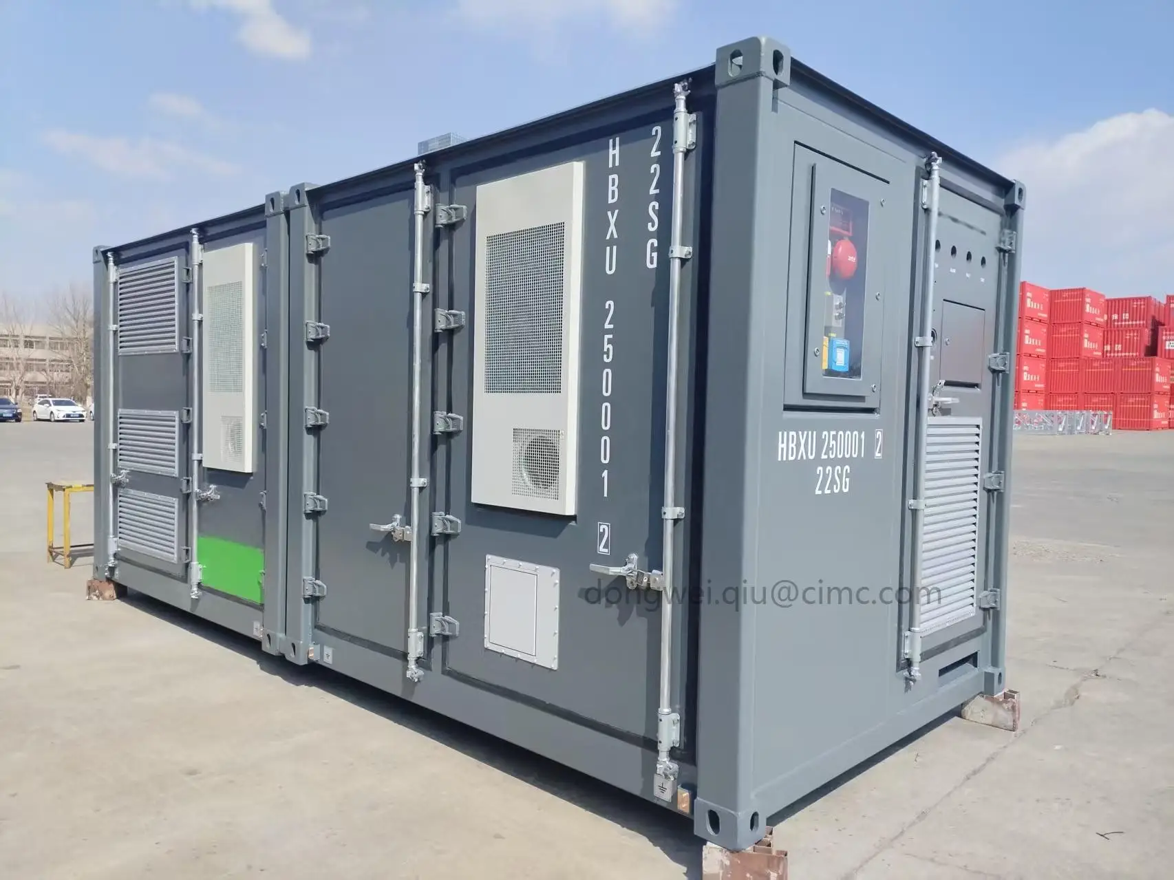 Energy Storage Container System with Liquid Cooled Lithium DNV/ISO Certified CIMC Brand