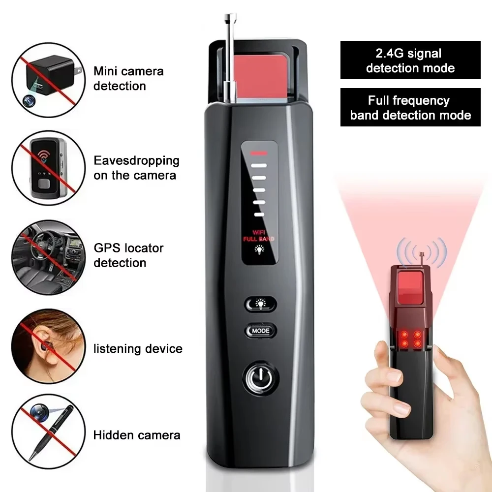 

Многофункциональный детектор камеры GSM аудио детектор ошибок автомобильный GPS сигнал RF трекер обнаруживает беспроводной объектив камеры искатель устройств