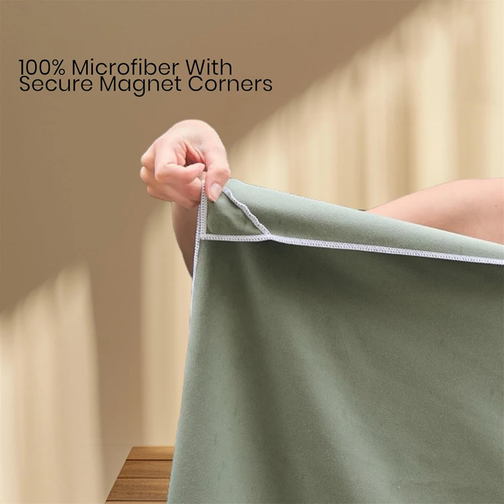 Sand Free Magnetic Beach Towel - Oversized Thick Microfiber Quick Dry Super Absorbent Towel for Beach Vacation Home Bathroom