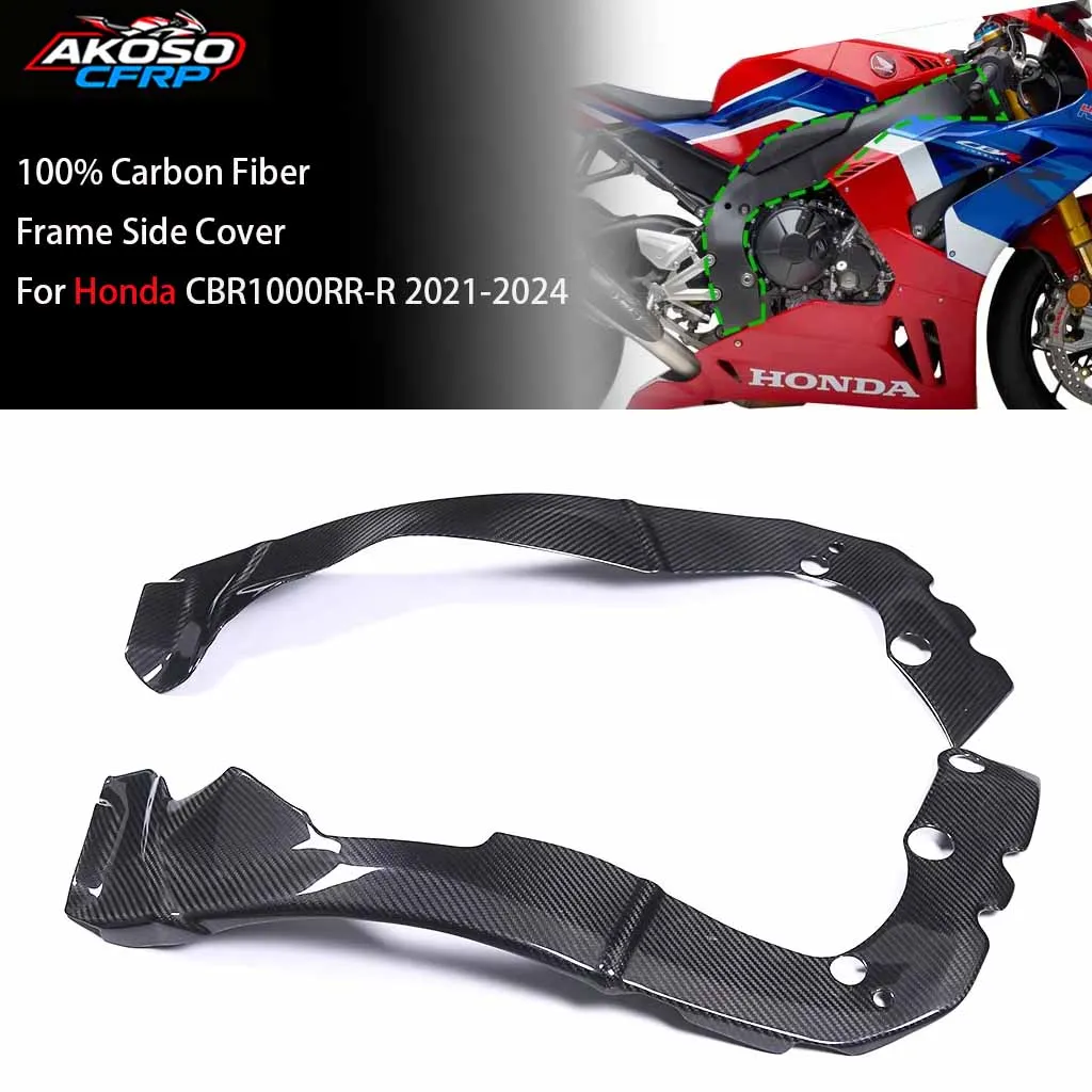 Motorcycle Fairings kits For Honda CBR1000RR-R 2021-2024 100% Carbon Fiber Frame Side Covers Panels Protector Guard Accessories