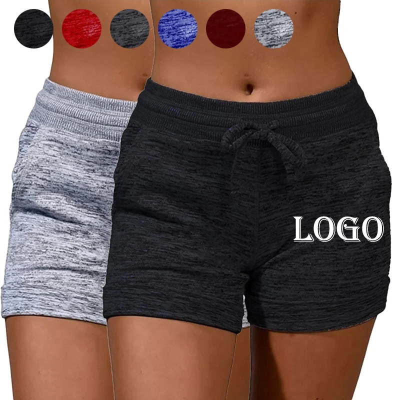 

Fashion Women Athletic Shorts Comfy Sports Fitness Soft Yoga Pant Quick-dry Casual Short High Waist Drawstring Pants Plus Size